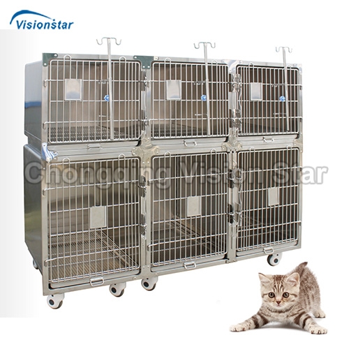 VSS03FL Stainless Steel Pet Cage