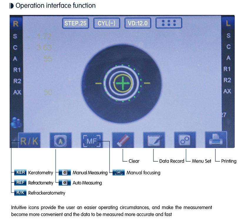 AR(K)-7610 Auto Refrac(Kera)tometer