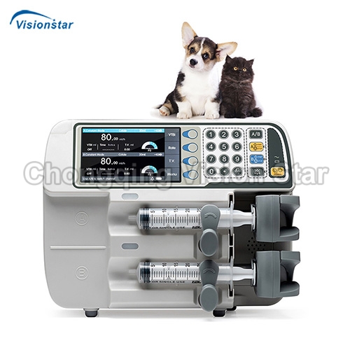 VIP620B Dual Channel Veterinary Syringe Pump