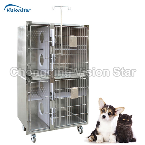 VSS05FL Stainless Steel Pet Cage