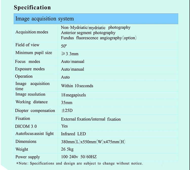 APS-CER Fundus Camera with Auto FAF