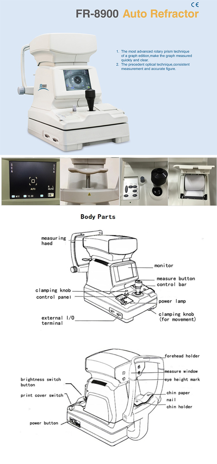 FR-8900 Auto Refractometer