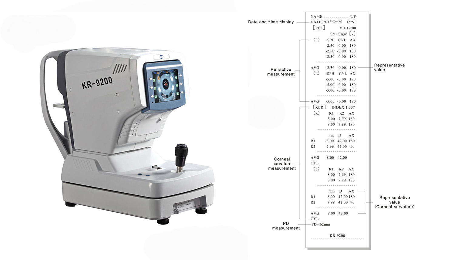 KR-9200 Auto Refractometer