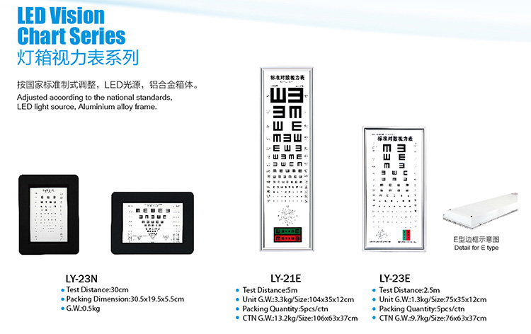 LY-23N Near Visual Chart